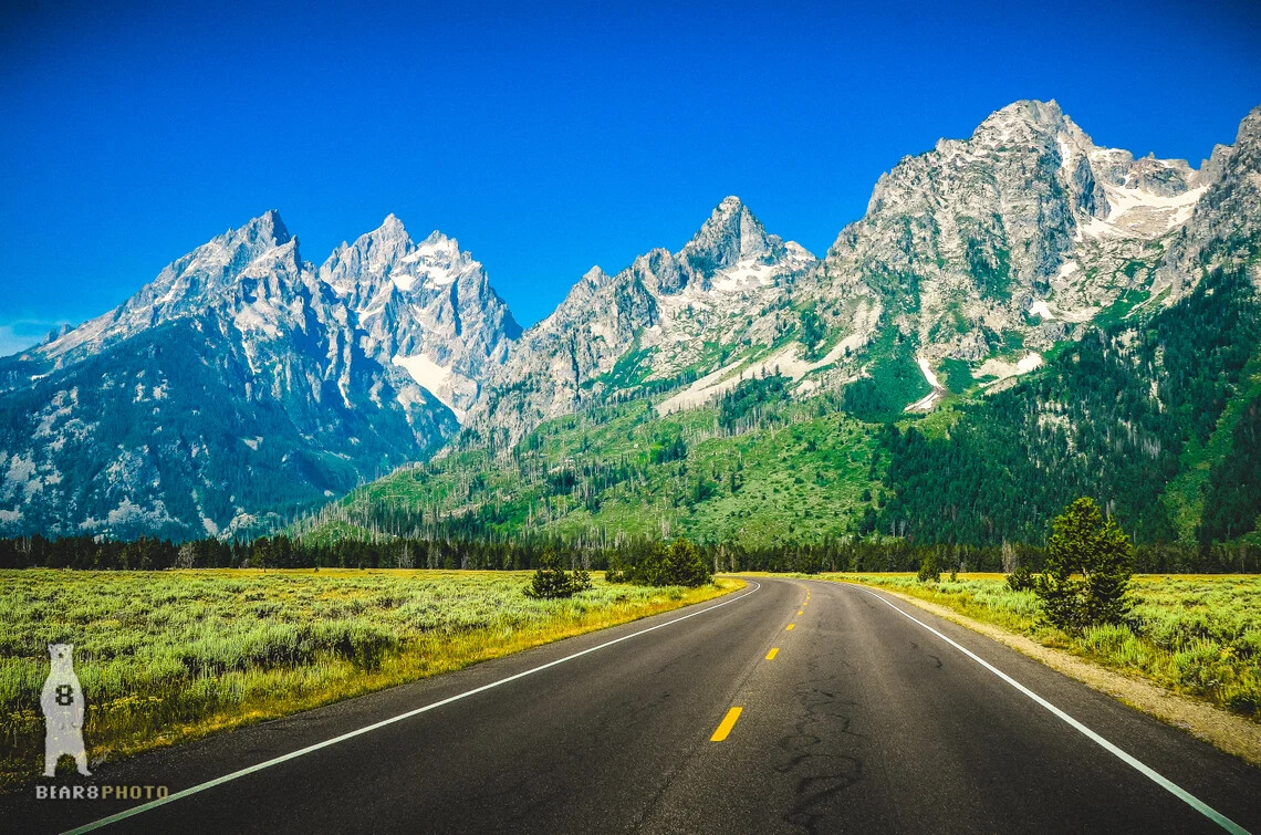 Teton National Park, Wyoming – Country Roads – Mountain Landscape Photography