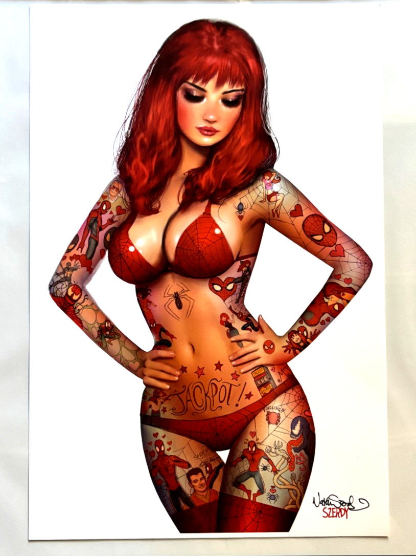 MARY JANE SZERDY EXCLUSIVE LIMITED EDITION SIGNED ART PRINT COA NM+