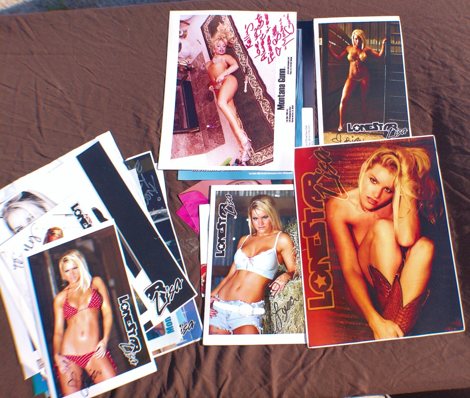 Large lot of Stars signed photos