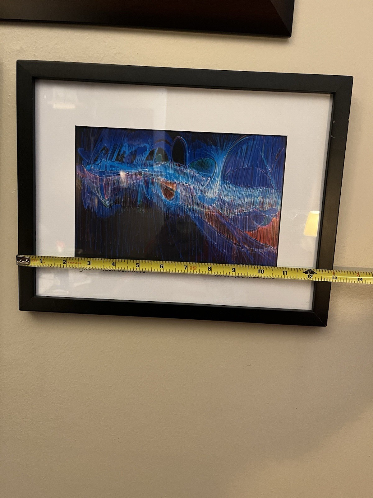 Robert K. Dori Night Horizon Dwellers 2011 Abstract Photo Print 13X10 Framed