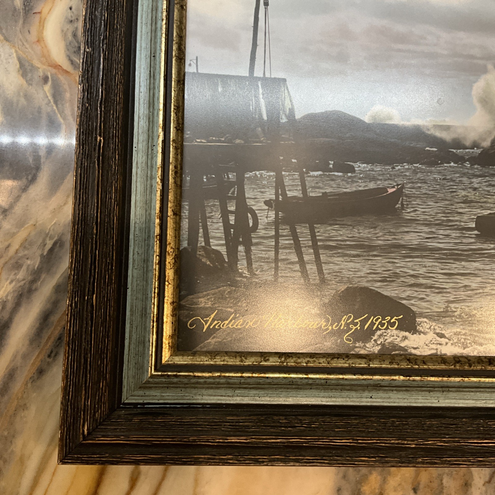 WR MACASKILL NOVA SCOTIA CANADA Indian Harbour 1935 “Lobster” Print Signed
