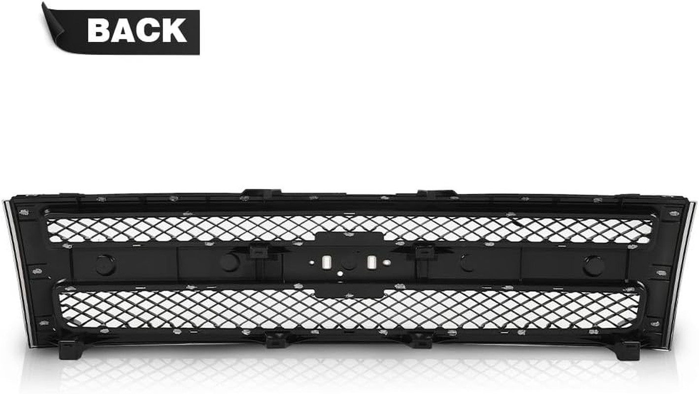 Chrome Truck Grill 25810707 19303978 Front Bumper Grille Insert | Compatible wit