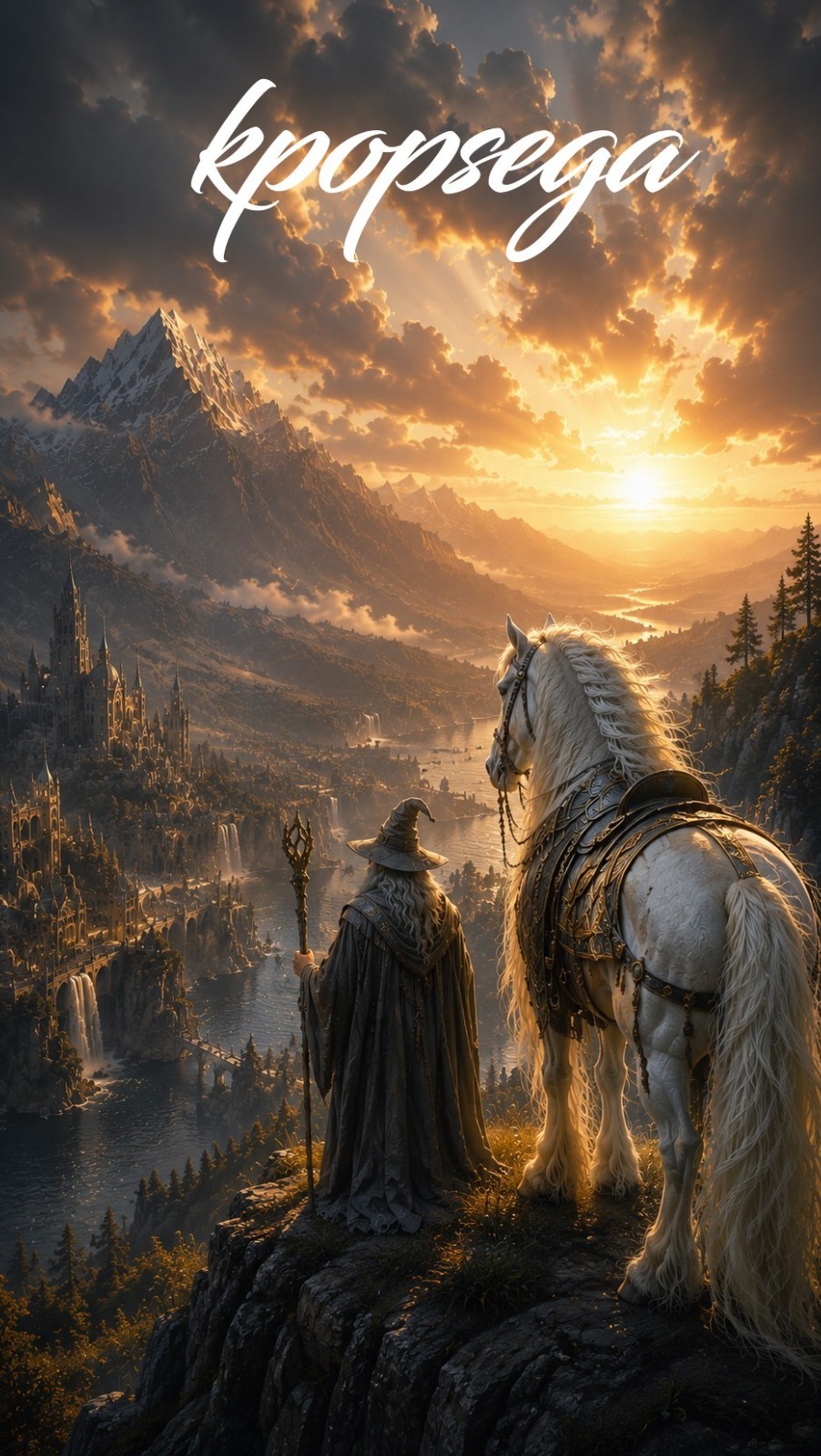 Desktop & Background Epic Fantasy Lands Wallpaper | 4K AI Art | Digital Download