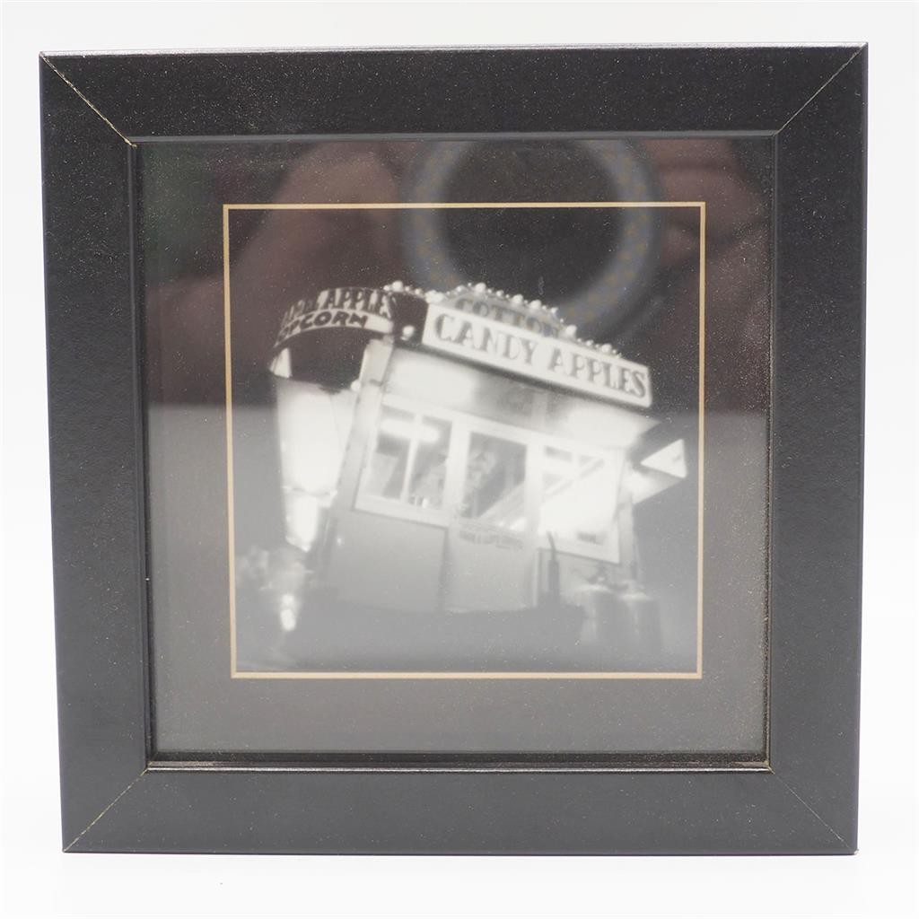 Framed Signed Pinhole Photograph Known Artist 6-1/2″x6-1/2″