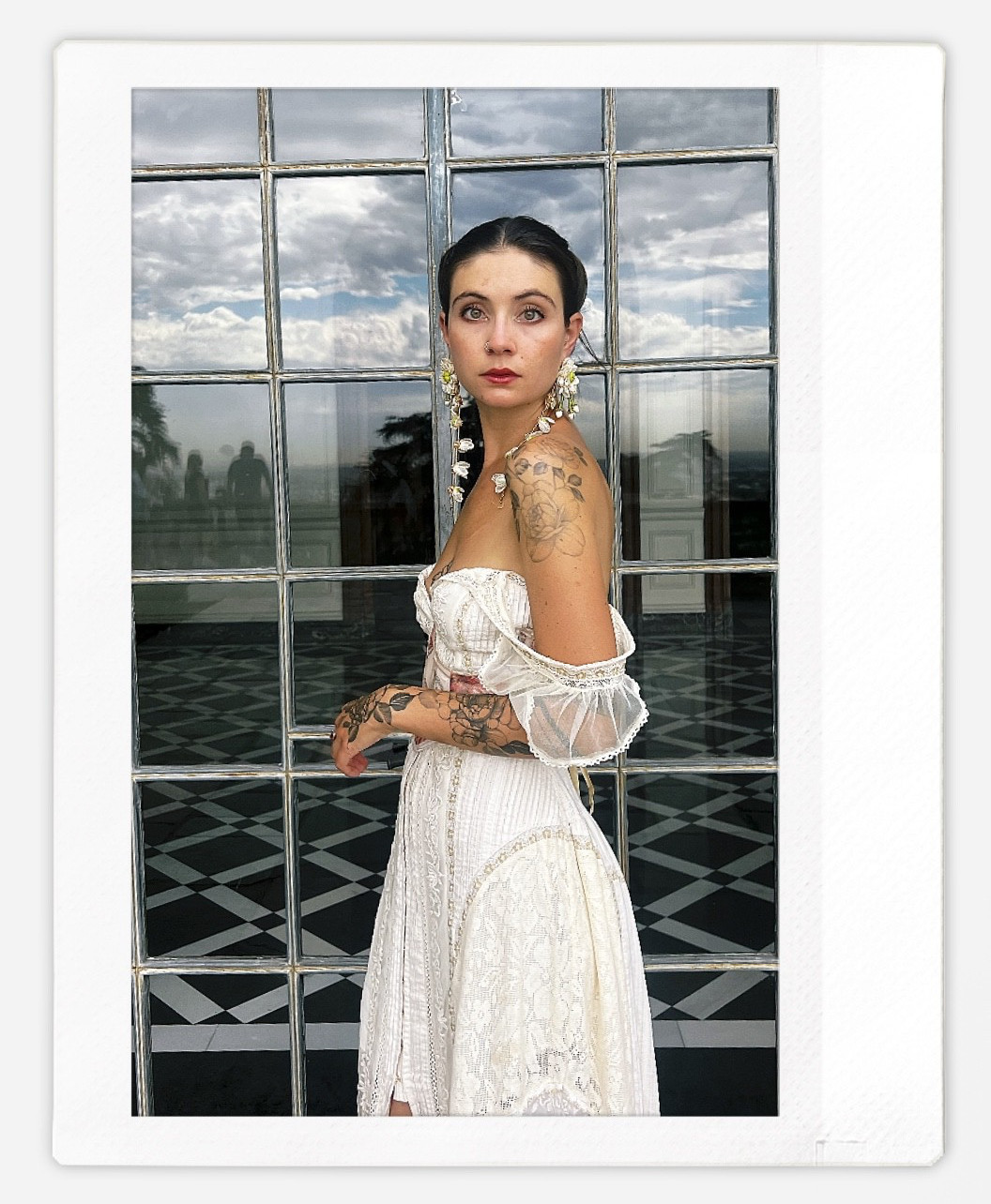 Art model Sawyer Instax Wide Photo Instant Film Print Signed By Artist