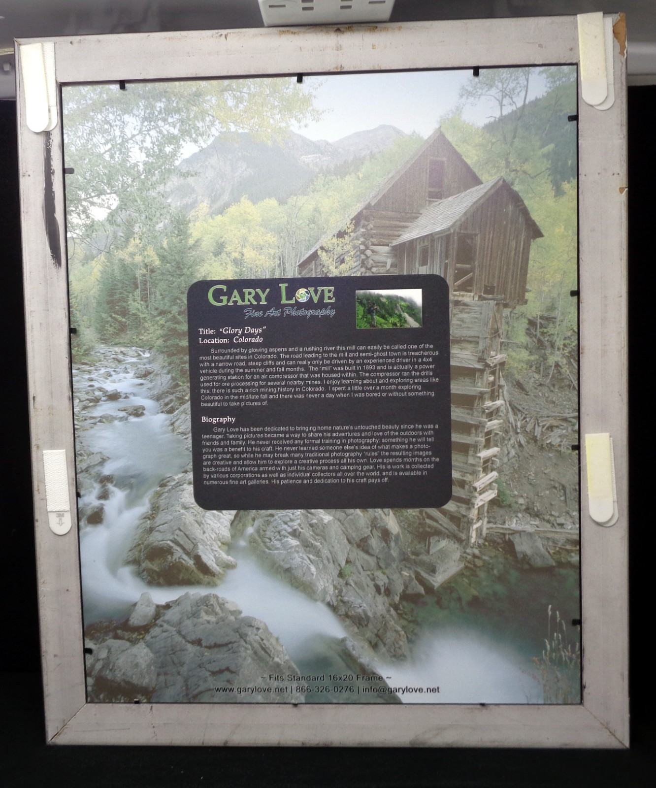 GARY LOVE ‘Colorado Glory Days’ Fine Art Photography 19×23