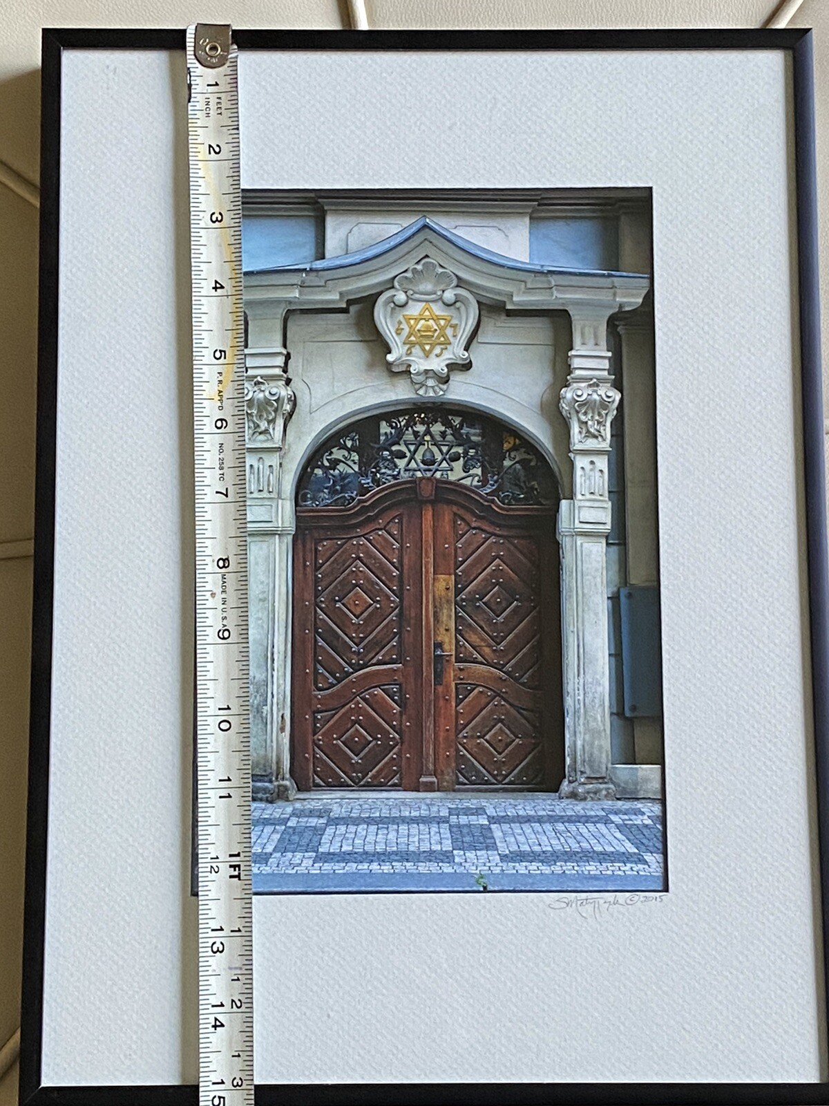 2015 3D Scott E. Matyjaszek Signed Artephax Framed Art Josefov Synagogue