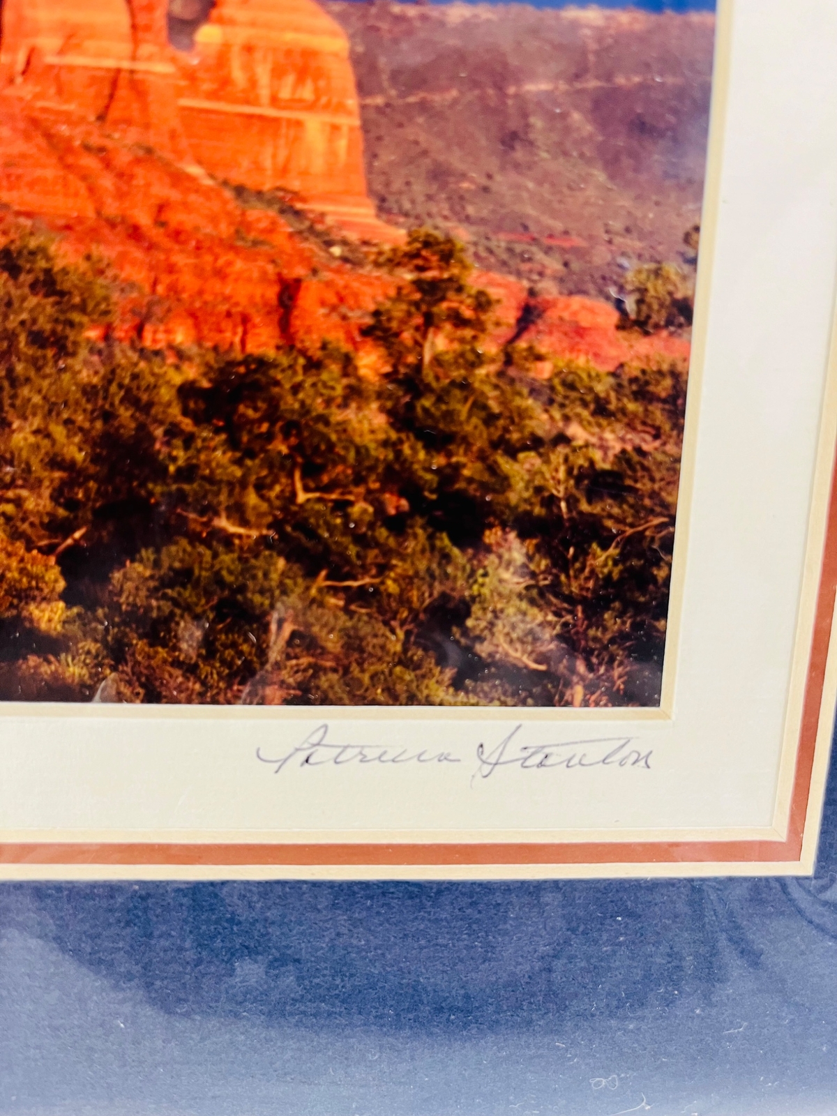 Vintage Set of 3 Patricia Stanton Sedona Photographs 2 Framed Wall Art