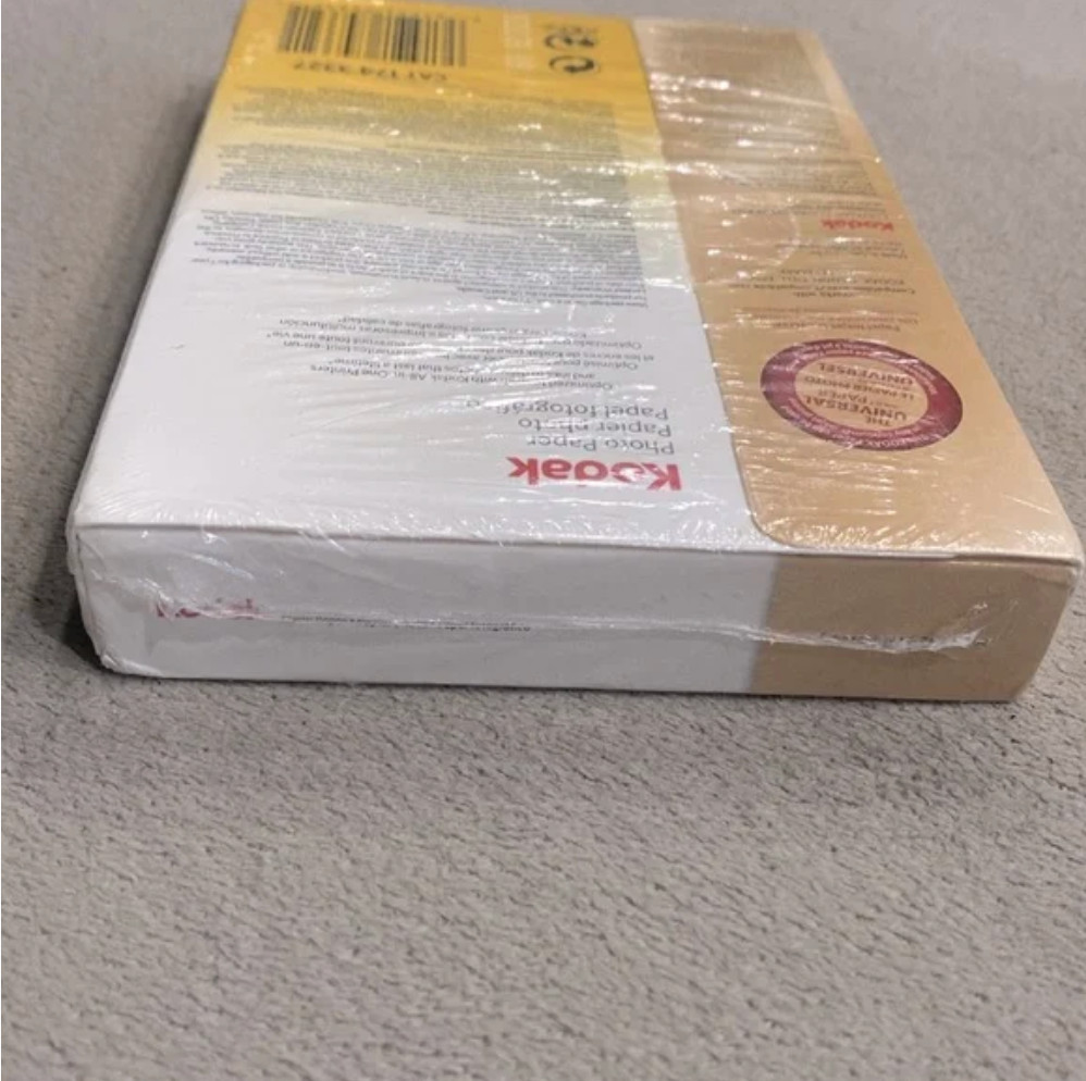 New Kodak Gloss Photo Universal Instant Inkjet Dry Paper 100 Sheets 4″ X 6″ !!