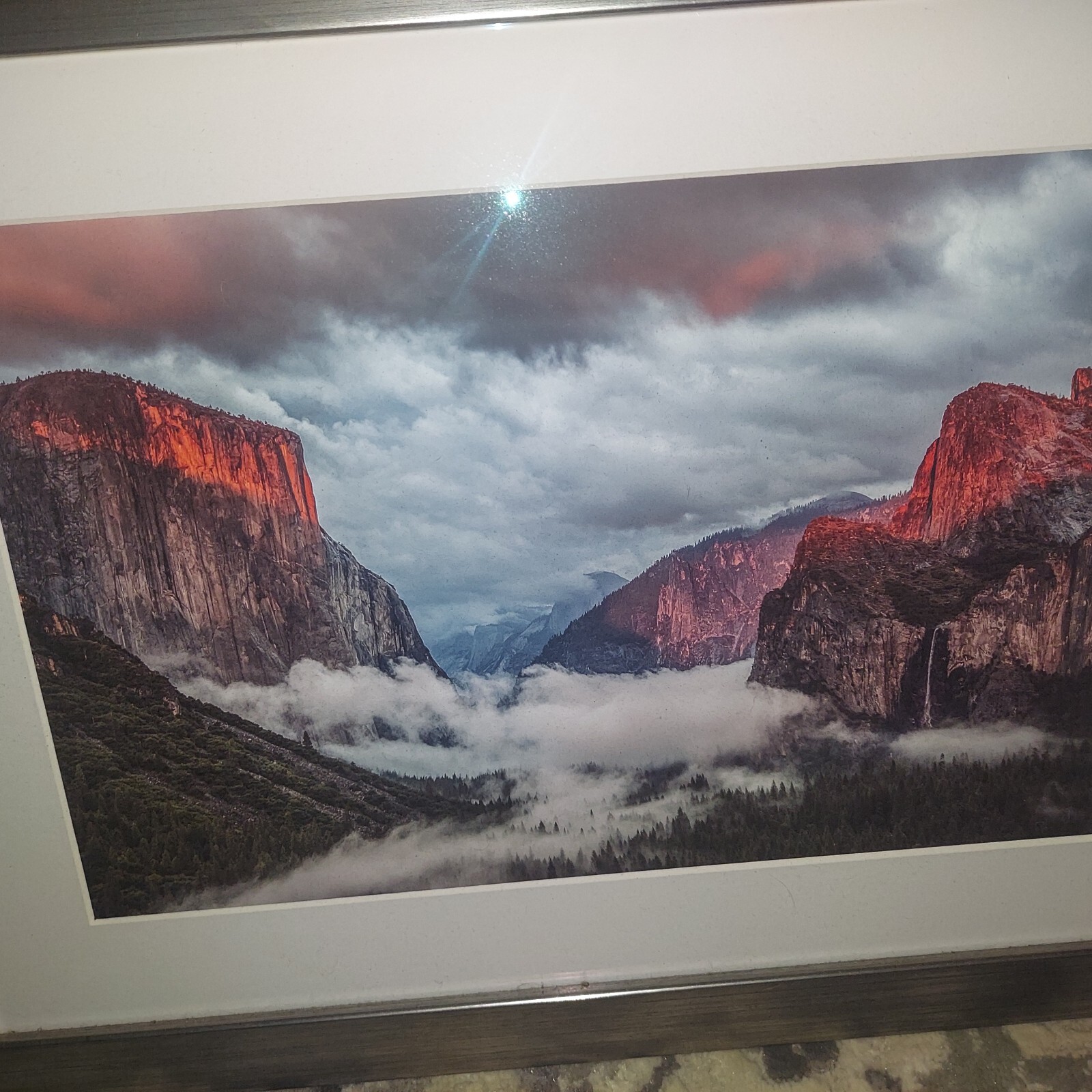 JIMMY CHIN Yosemite Sunset After The Storm Custom Framed Print L@@K Nature Photo