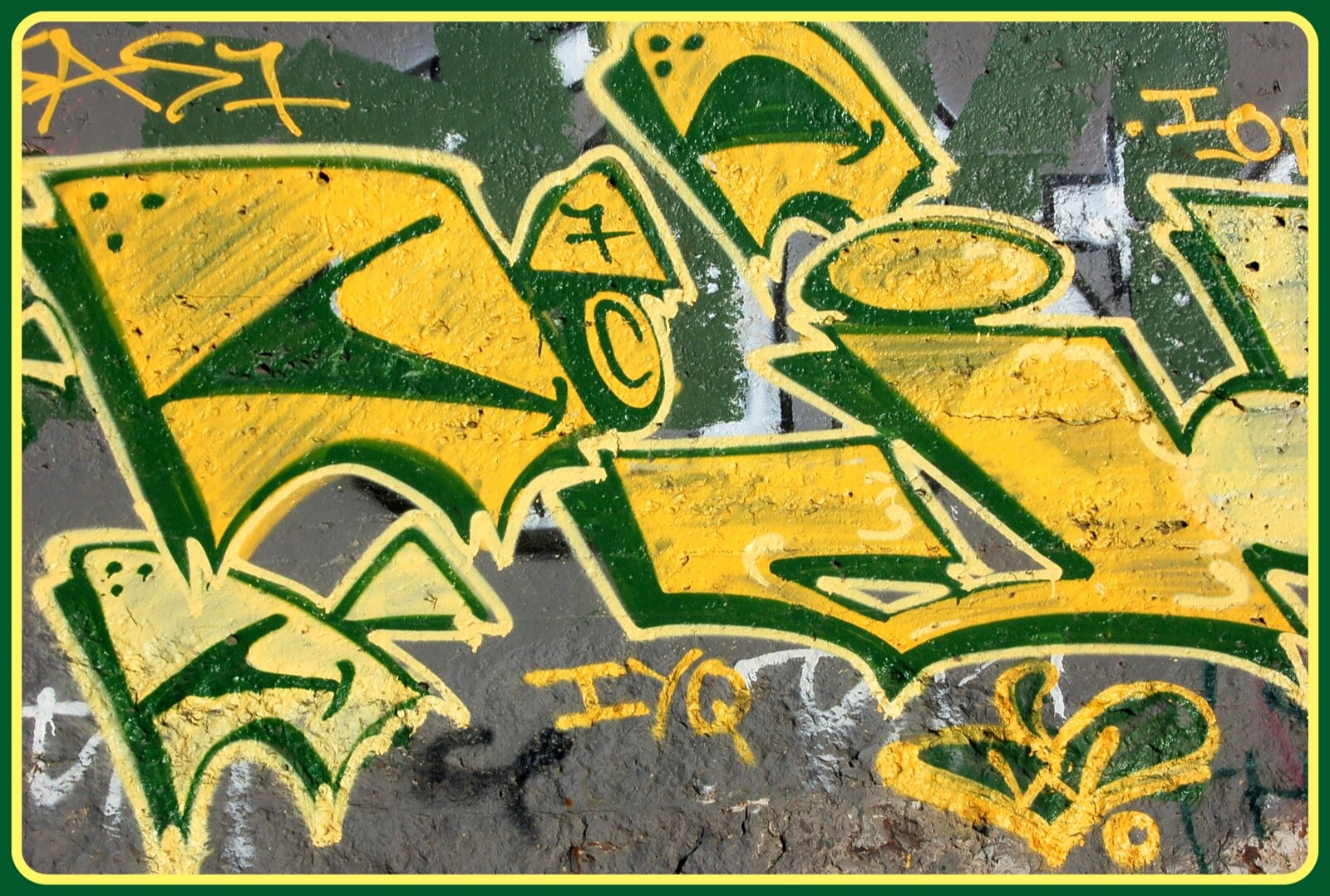 GRAFFITI X 4×6 ” PRINT WITH MAT, GREAT GIFT…FREE SHIPPING IN USA !!