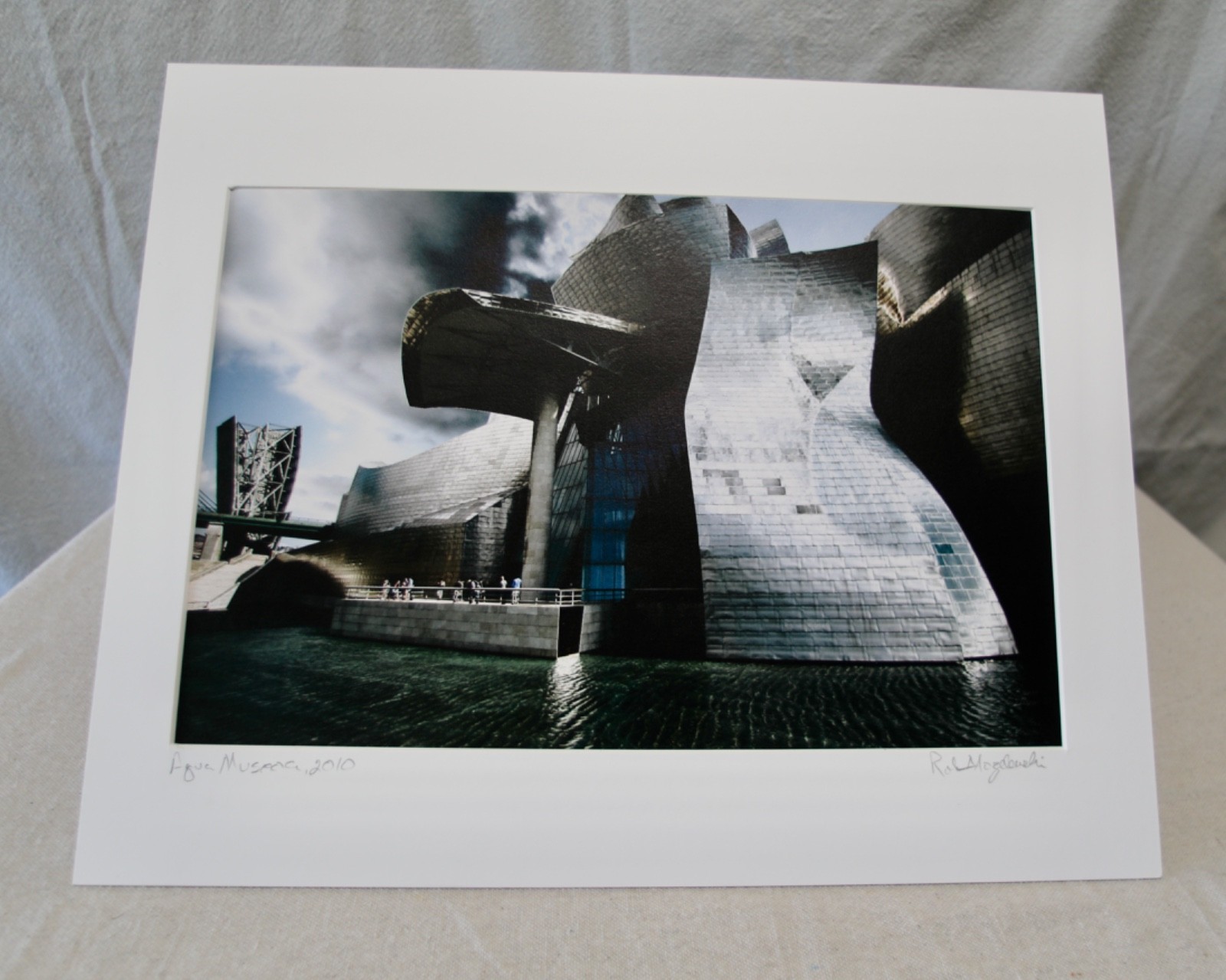 Original Photography Art Print “Aqua Musseoa” Guggenheim Museum, Bilbao, Spain