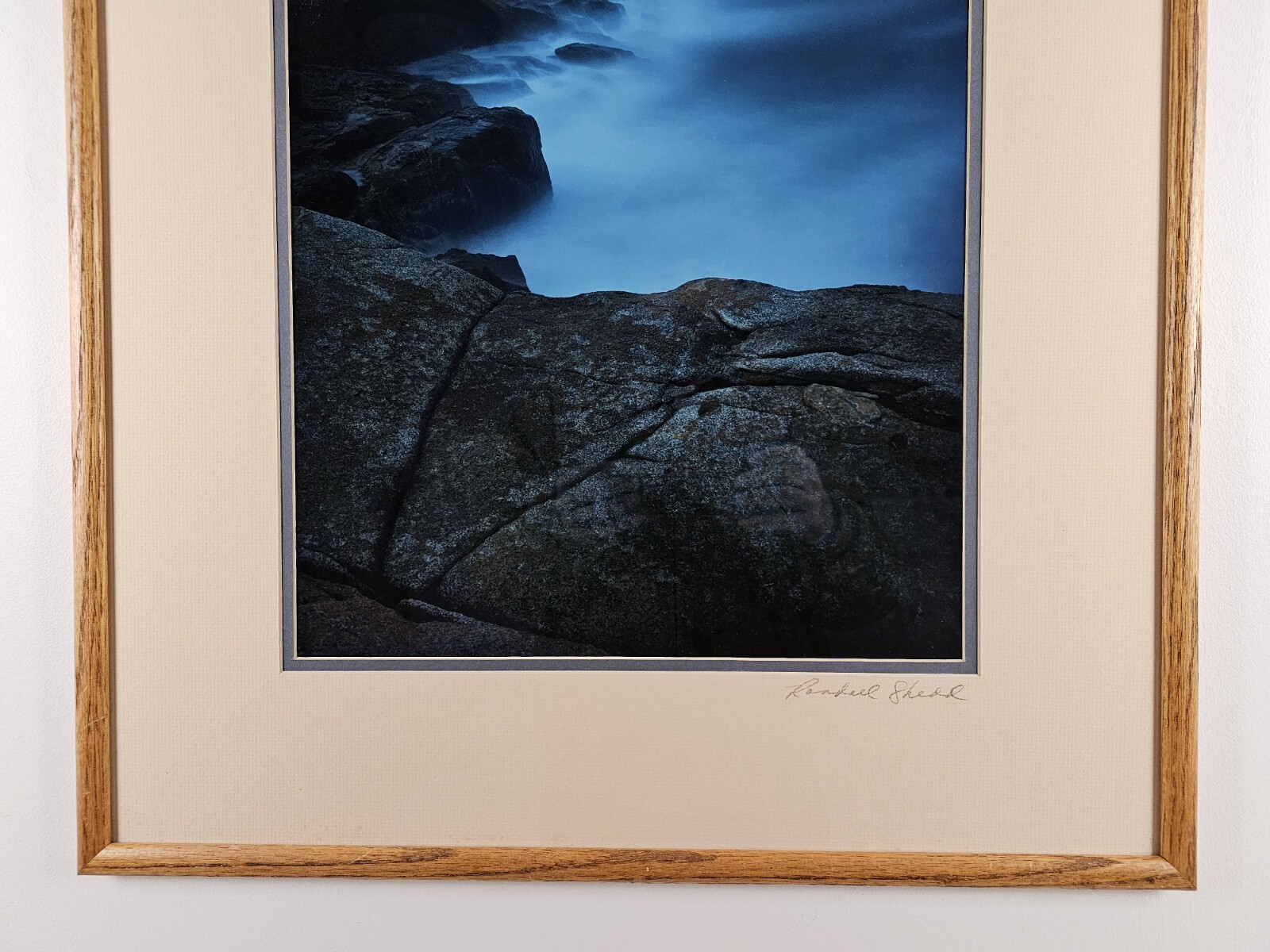 Vintage Signed Randall Shedd 35mm Photograph 29×25 Framed Art, Nova Scotia