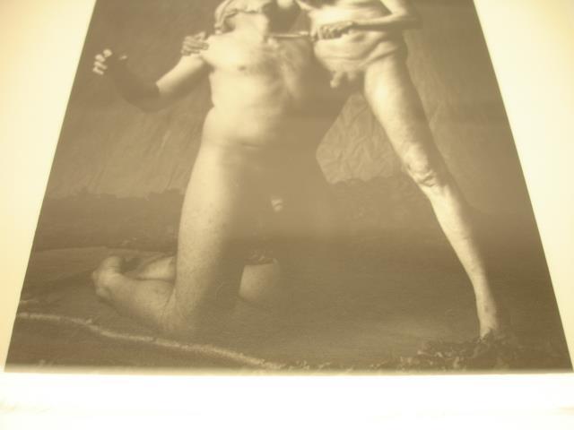 Original signed Photograph framed Paul Schroeder Denver Artist 1993 Male Nudes