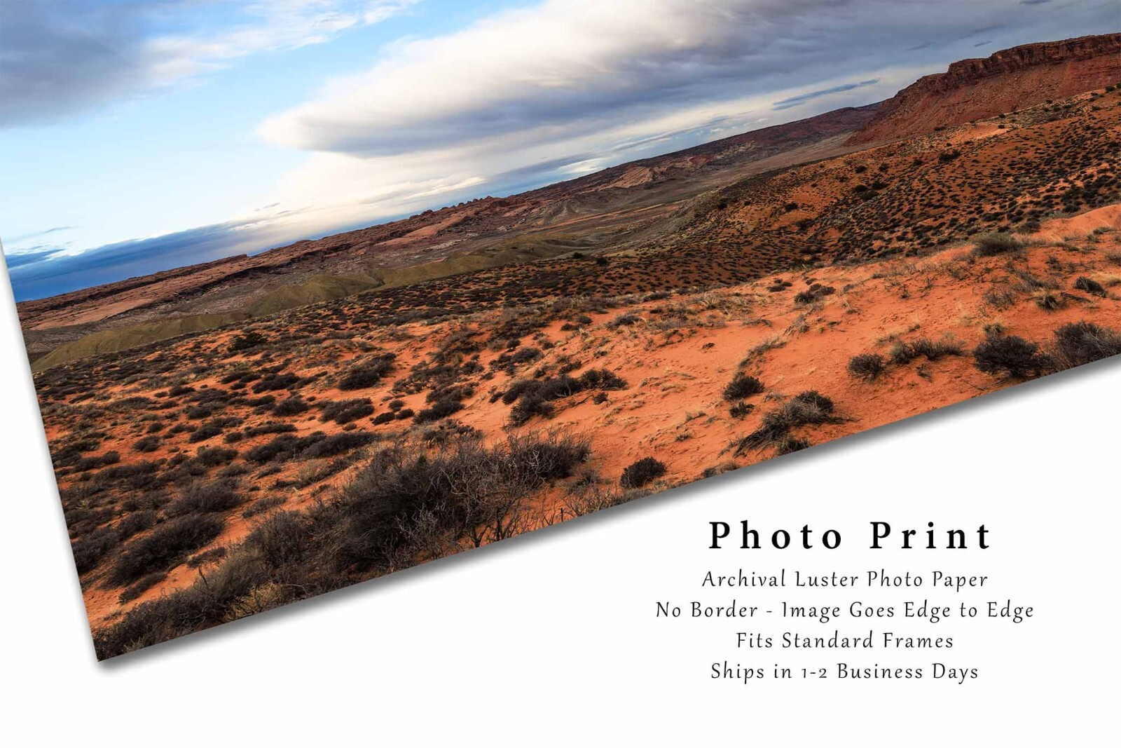 Desert Photography Print: Utah Arches National Park Western Landscape Photo