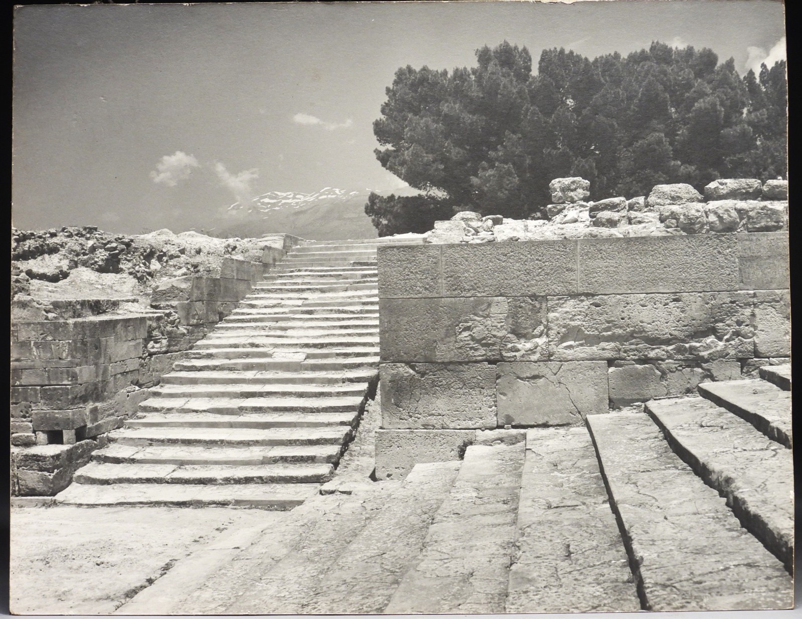 Alison Frantz Phaistos Palace Archeological Greece Photograph – Ex Smith College