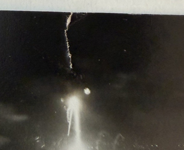 George Forss B&W Photograph New York City Modern East River Fireworks Original