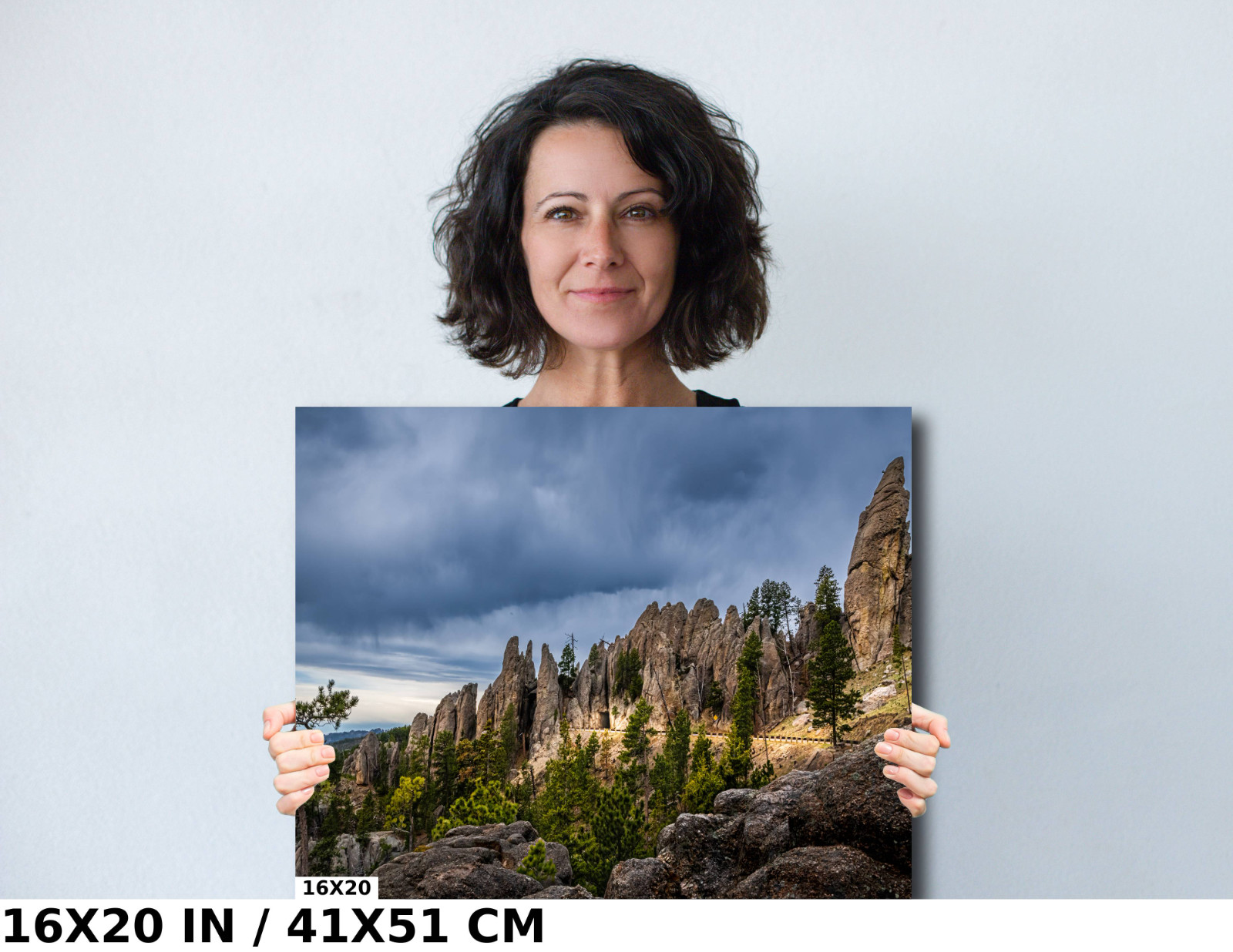 Needles Eye Tunnel: Black Hills South Dakota Rock Formation Photography Wall Art
