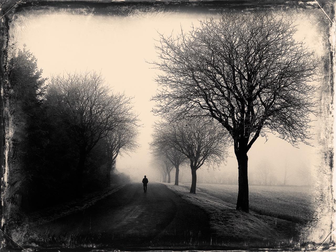 Walking J Edwards Original Art Tintype Limited Series From Artist C003