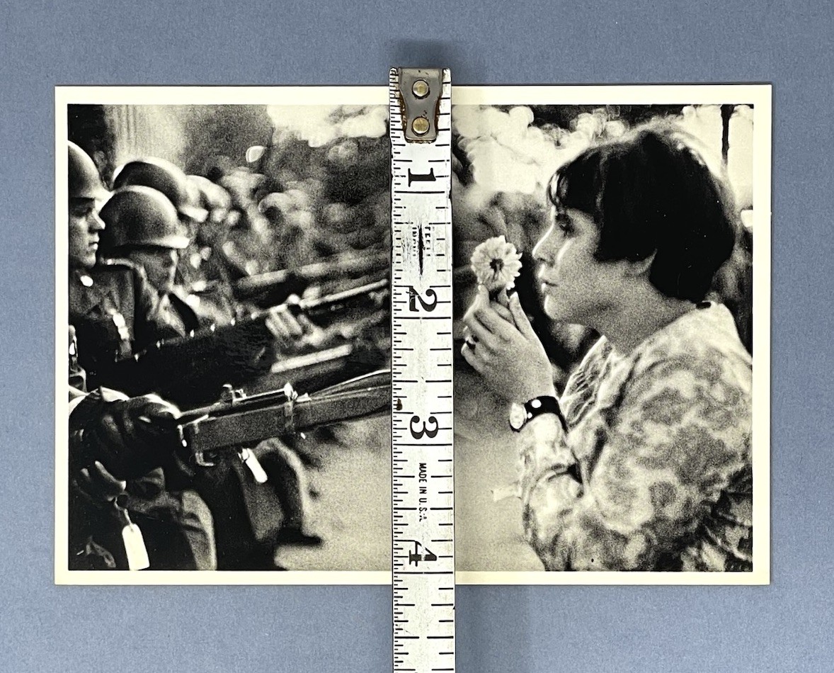 Marc Riboud (1923-2016) ICP Photo Print Card 4×6” Pentagon March Protest 1967