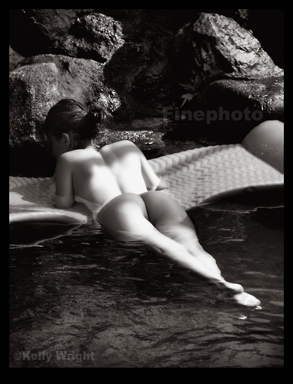 TIA #2 Female NUDE LAGOON Art Photo 13×19, KELLY WRIGHT