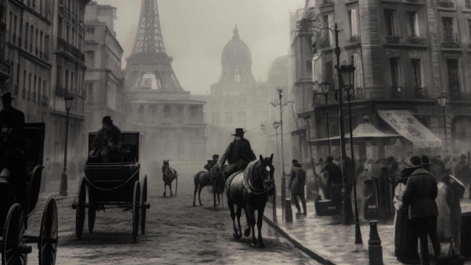 1800’s Cityscape Depiction 8.5×11” Matte Print, Wall Art