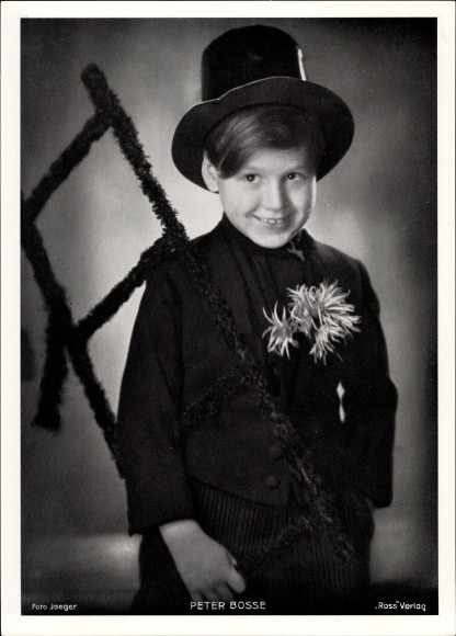 Photo actor Peter Bosse, child portrait, chimney sweep – 10682363
