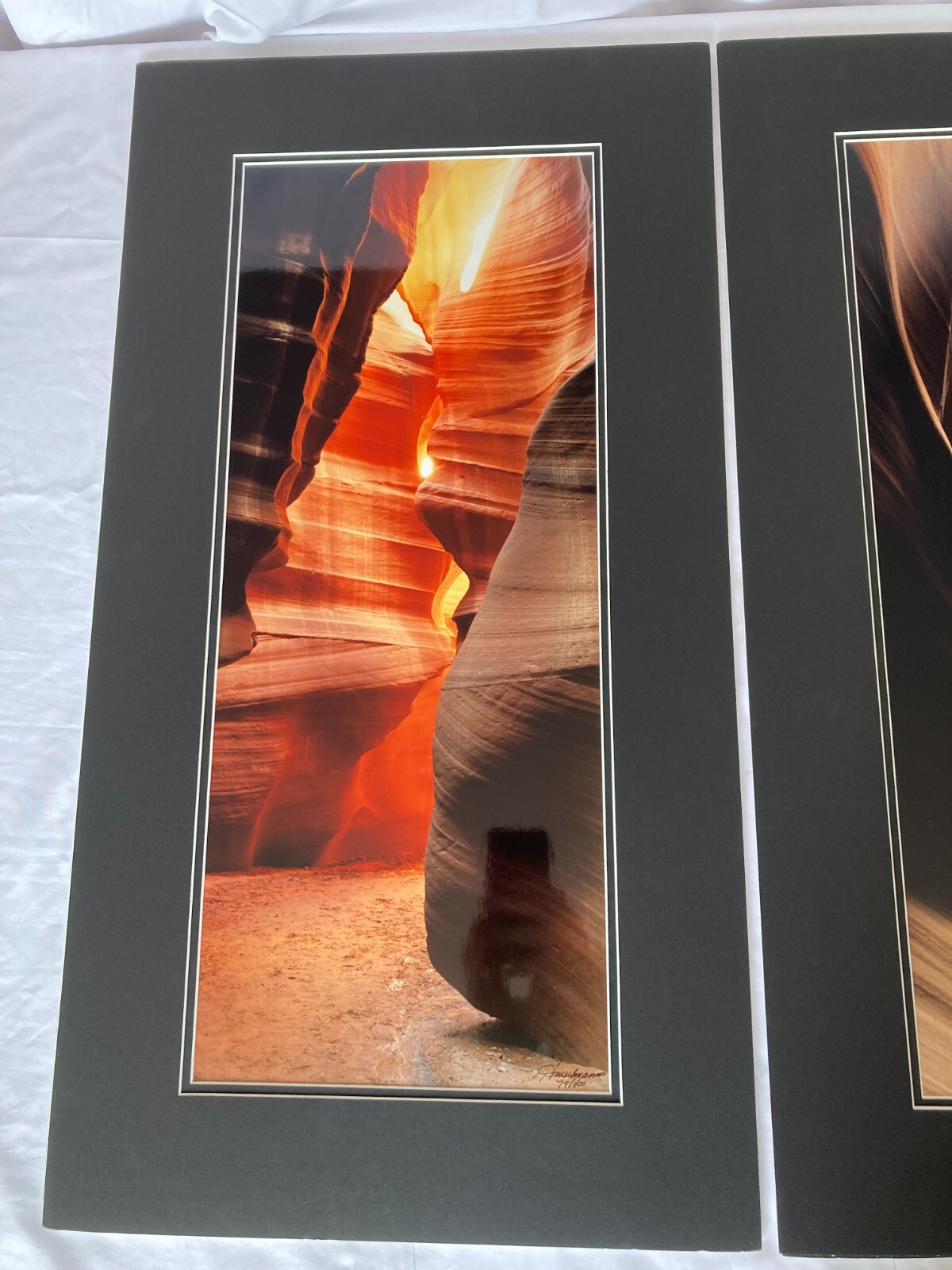 ANTELOPE CANYON, ARIZONA X2 Signed FRED & JOAN HANSELMANN Limited Edition Print