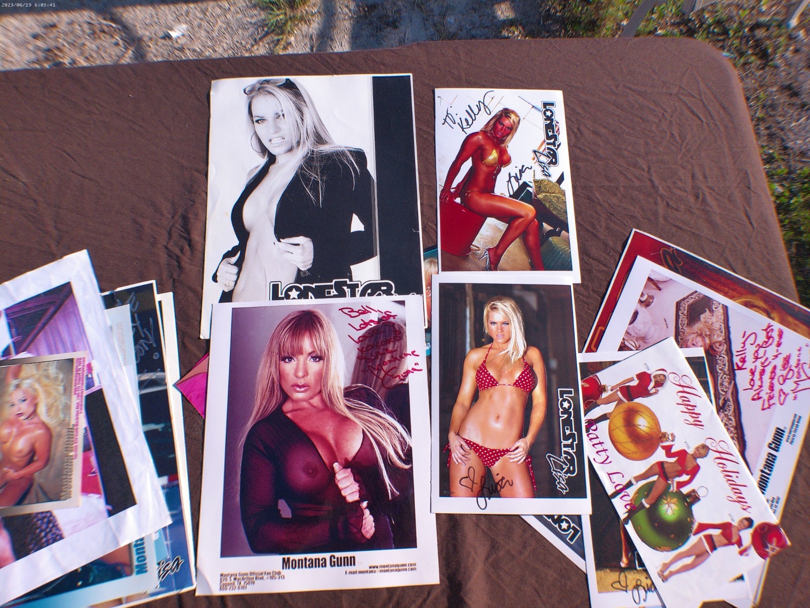 Large lot of Stars signed photos