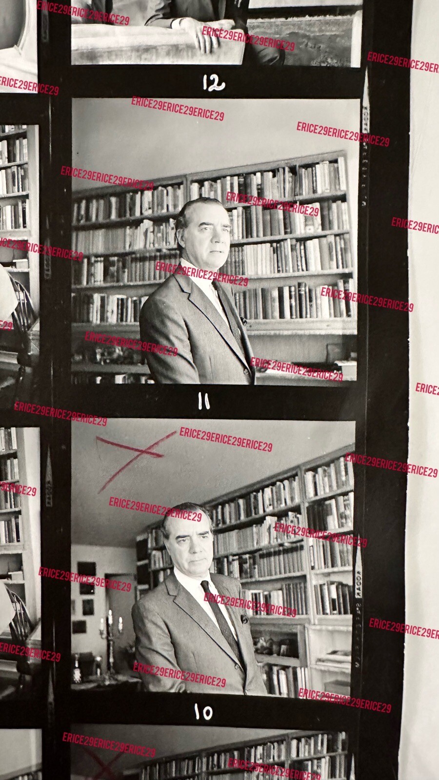 Oscar de Mejo Artist Contact Sheets By Photographer Raimondo Borea Studio Stamp