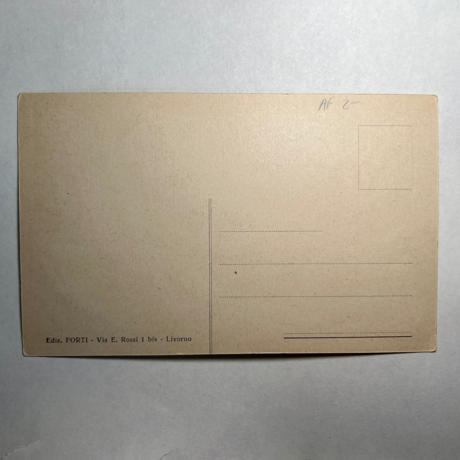 VTG 1930s Postcard Palace Hotel Terrazza Costanzo Ciano Livorno Italy Architect