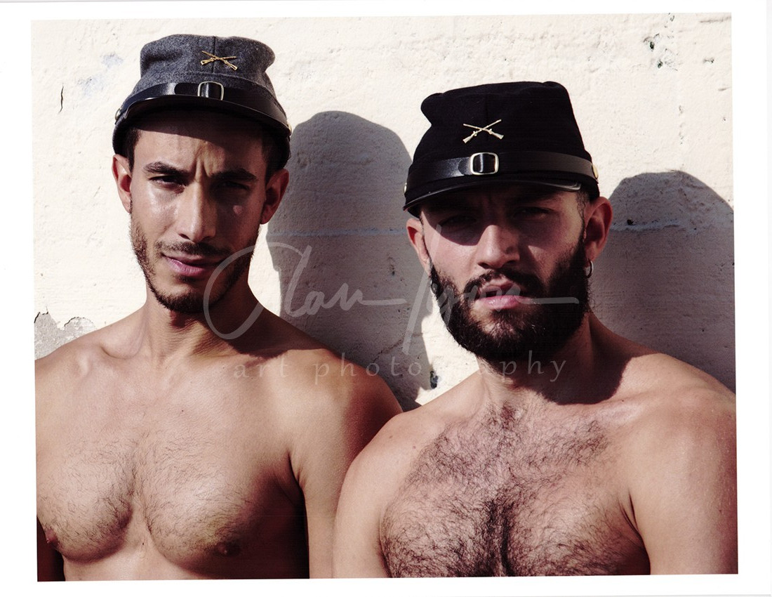 11 X 8.5 Alan Lyon Original Male Photo gay interest (1) Mick south & Alex North