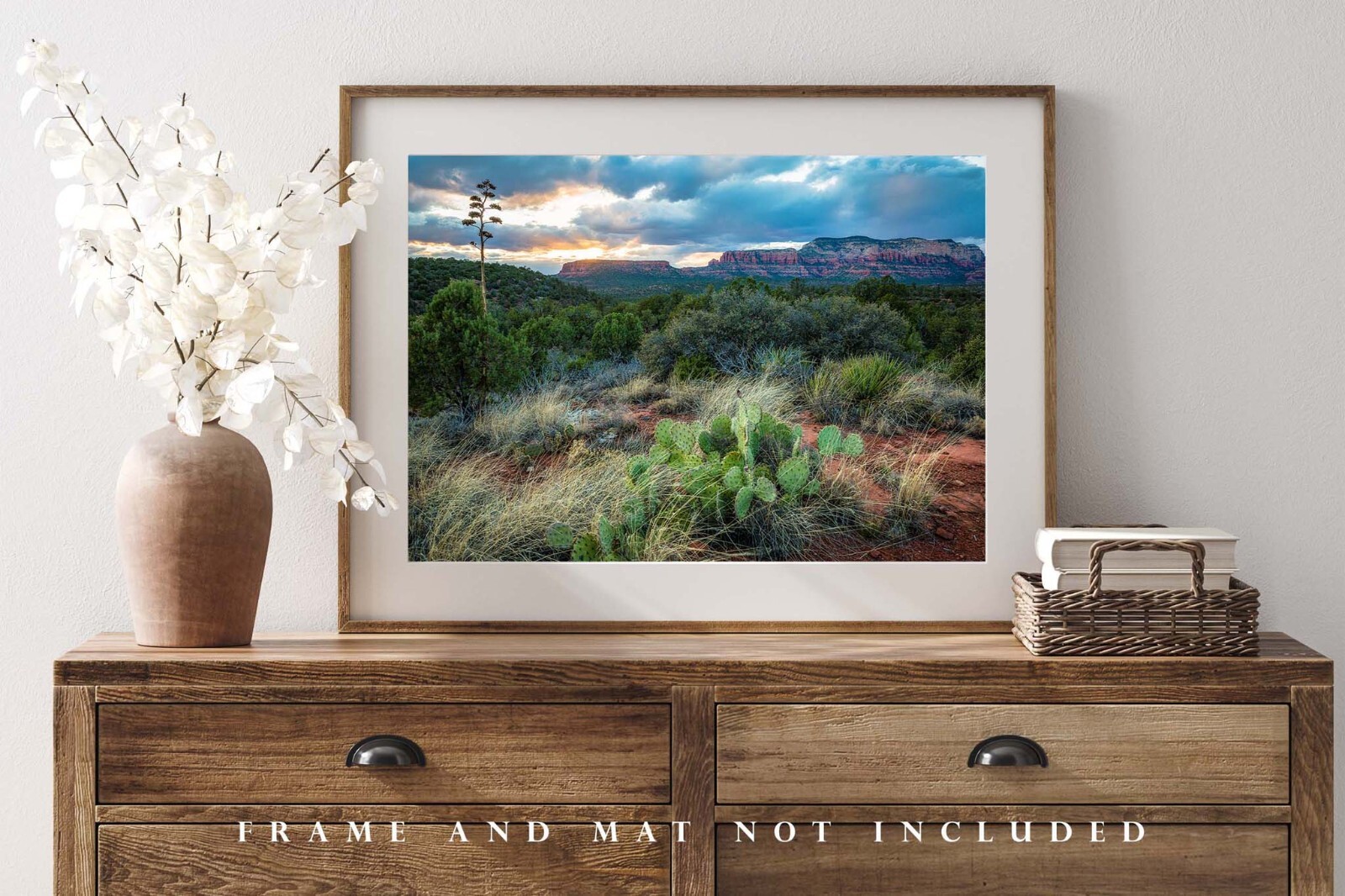Sedona Photography Print: Arizona Desert Southwest Landscape Sunset Photo