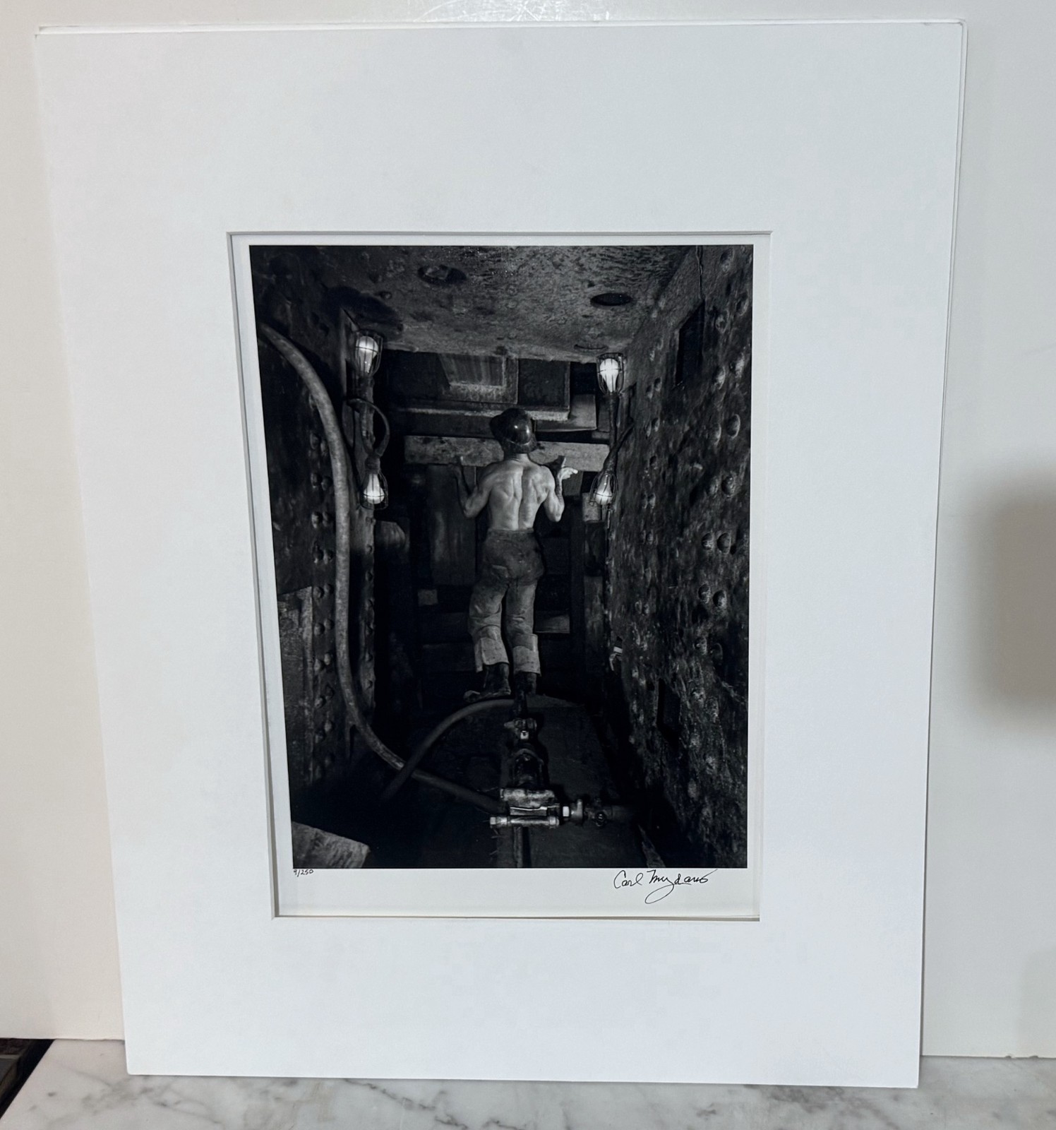 AMERICAN ARTIST CARL MYDANS – GELATIN SILVER PRINT – SIGNED, DATED AND NUMBERED
