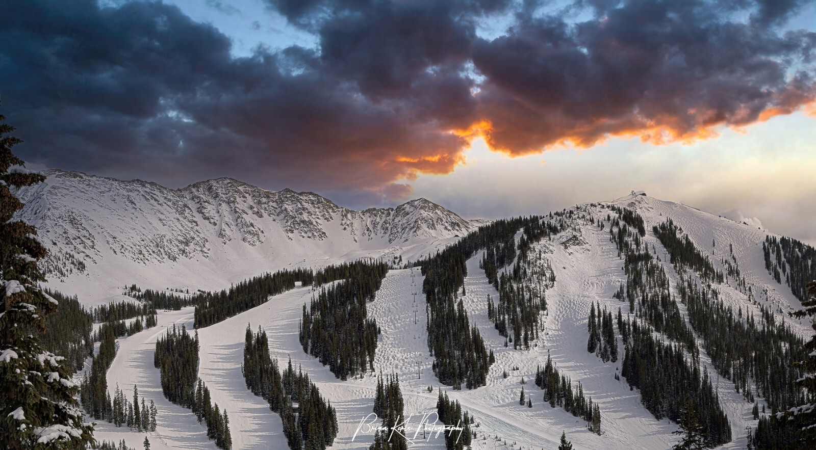 Arapahoe Basin Ski Resort Colorado Landscape Photograph Wall Art Poster Print