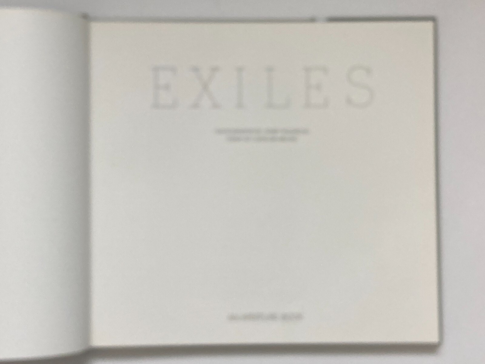 Rare Josef Koudelka – Exiles 1988, 1st Edition & Printing – Czeslaw Milosz Essay