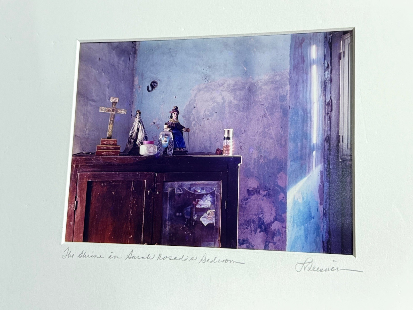 Signed Limited Edition Photograph “The Shrine in Sarah Rosado’s Bedroom”