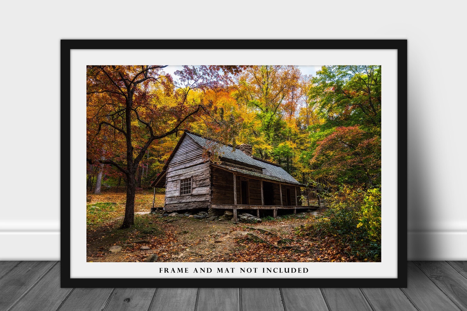 Great Smoky Mountains Photography Print – Ogle Cabin near Gatlinburg Tennessee