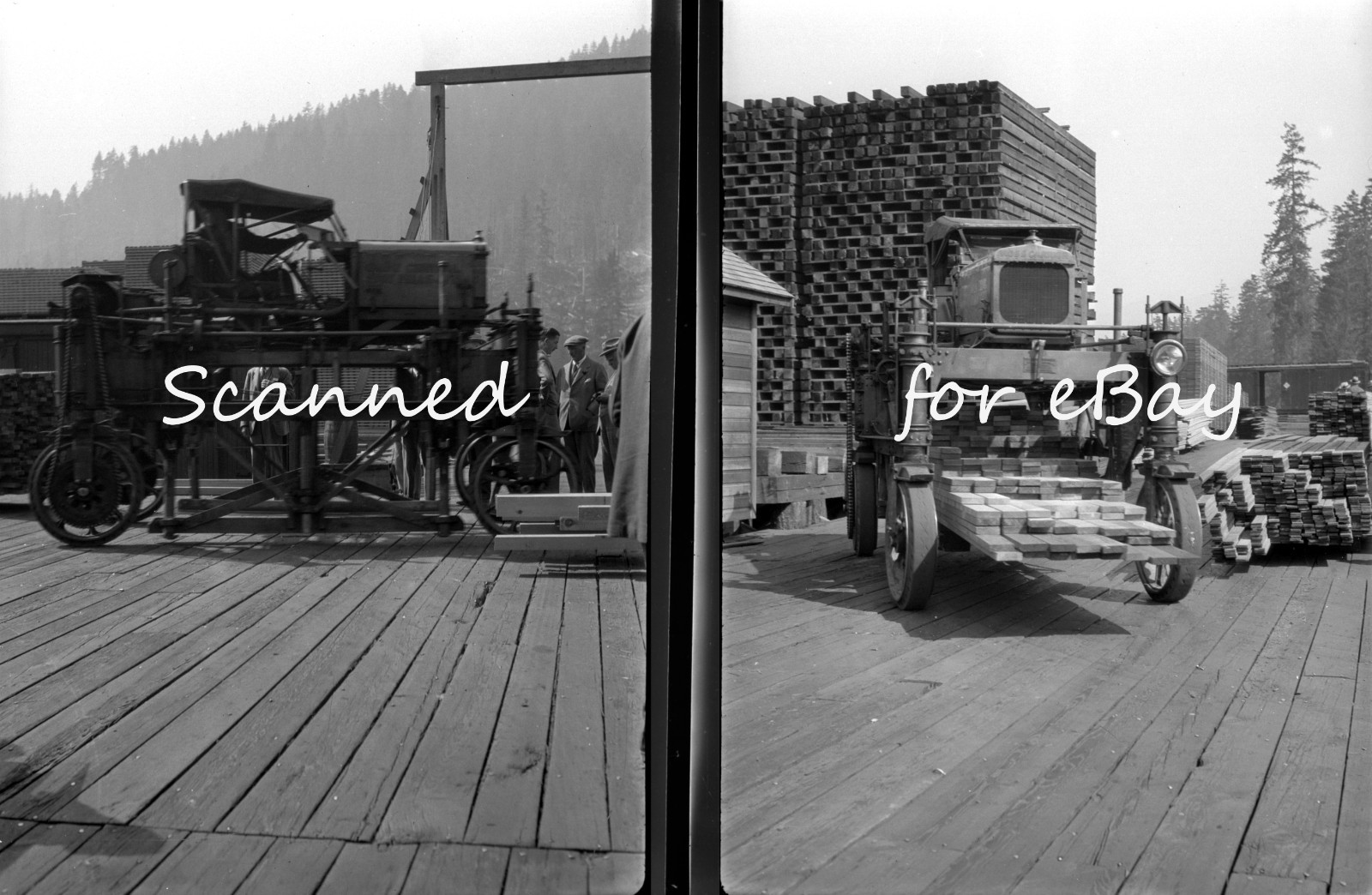 BRITISH COLUMBIA LOGGING CEMENT 1928 100 ORIG NEGATIVES IN ALBUM CANADA PEOPLE