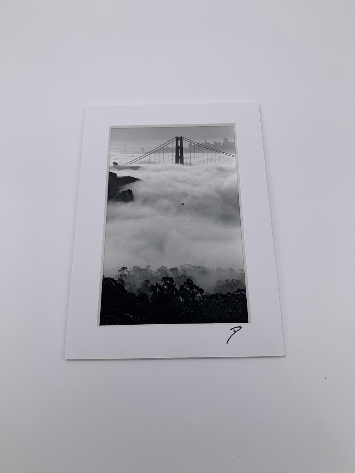 Dennis Dooley Black & White Golden Gate Bridge Archival Pigment Print Photograph