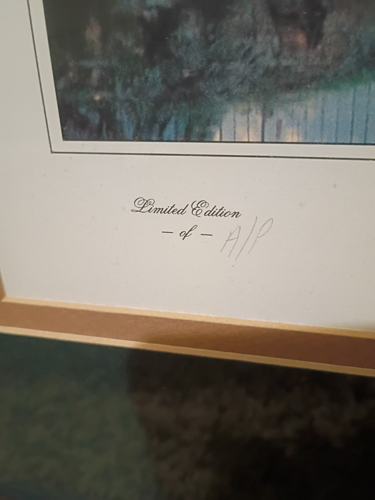 1990 Doug Prather Signed Framed Photograph * A New Beginning Limited Edition A/P
