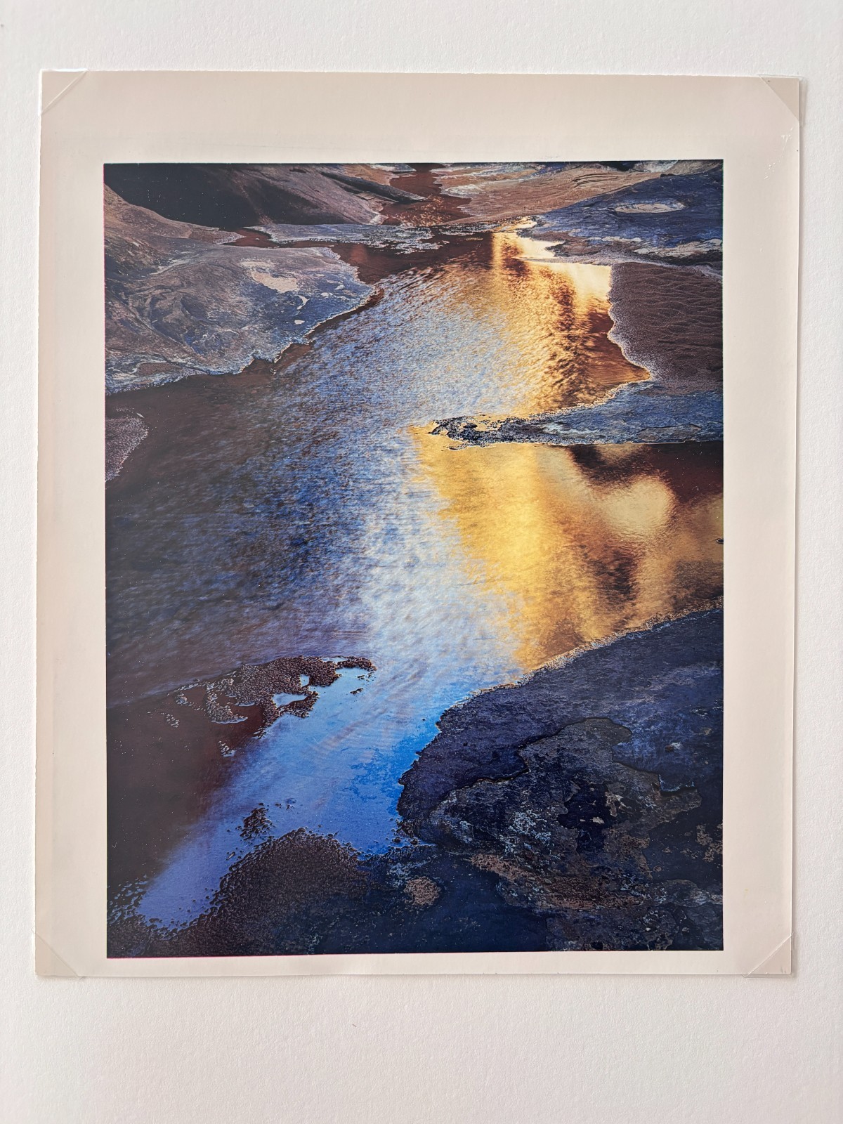 ELIOT PORTER “River edge at sunset, below Piute Rapids” (1962) Signed C-Print