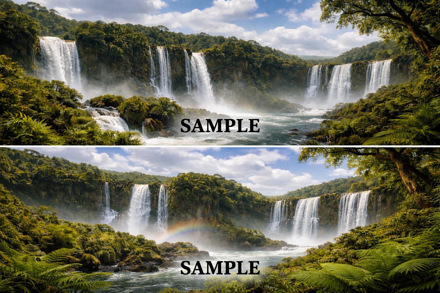 Digital Image Picture Photo Pic Wallpaper Background Waterfall Cloudy Sky Nature
