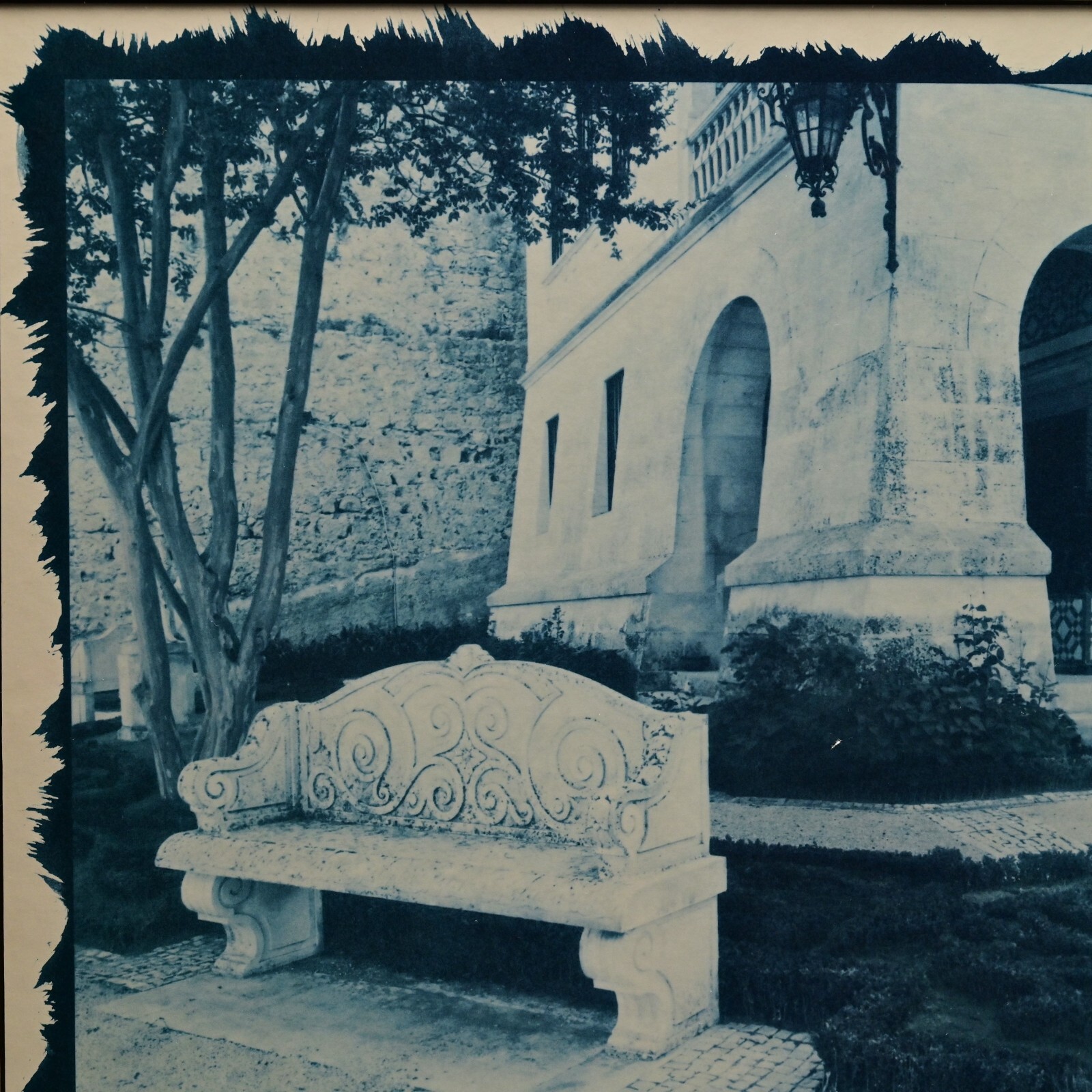 ALAN BLAUSTEIN Original Vintage Signed Coimbra Europe Landscape Photograph Print