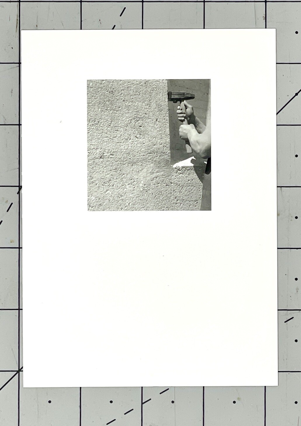 Lucien Hervé (1910-2007) Photo Print Card UNESCO Building 1951