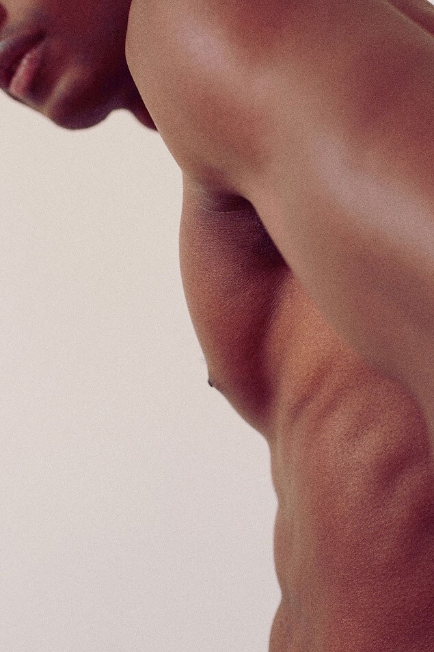 [L300] Male Model Showing Off Body Fine Art Hunky Physique MATTE OR GLOSS OPTION