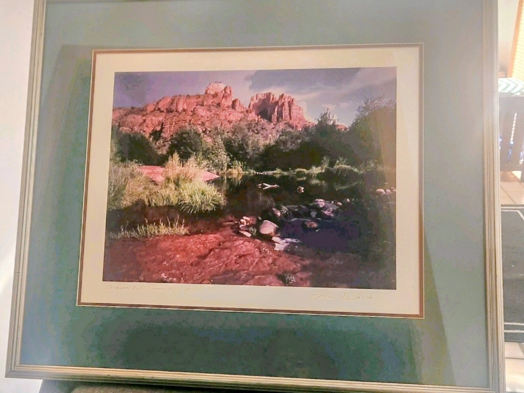 Lou DeSerio Original Photography Chrome Print Cathedral Rock Sedona AZ