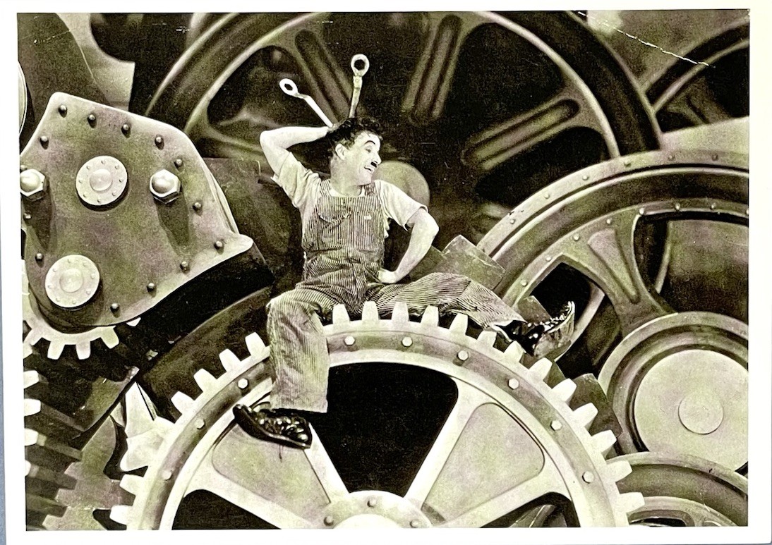 Charlie Chaplin In Modern Times 1935 Art Photo Print Card – Fotofolio 4”x6”