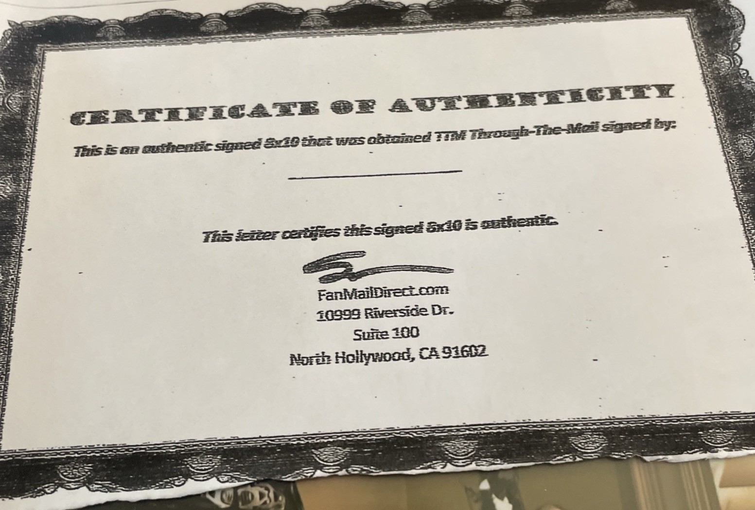 Eve Sweet Autographed 8×10 Photo Pornstar Adult Model COA TTM