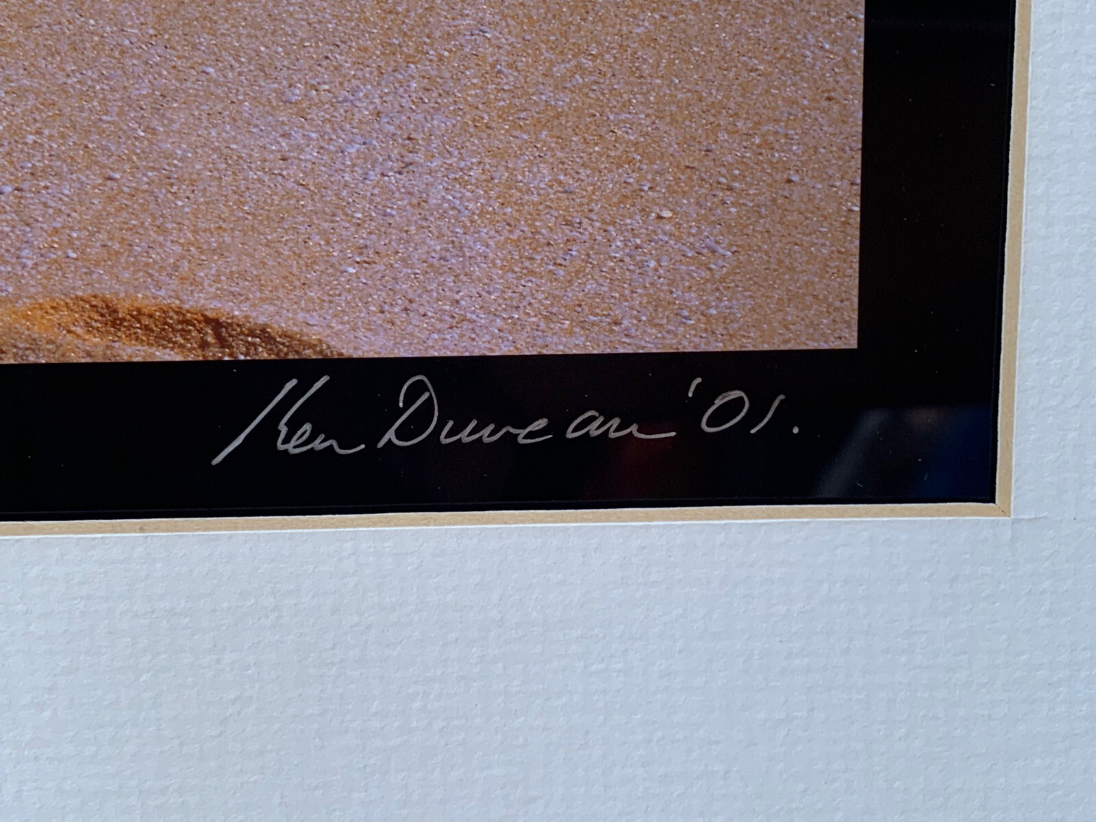 LARGE KEN DUNCAN SIGNED PANORAMIC PHOTOGRAPH REFUGE FOUND SEASCAPE AUSTRALIA COA